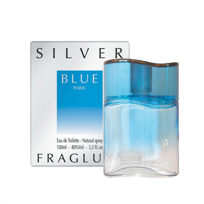 Parfum Fragluxe Silver Blue for Men Apa de Toaleta 100ml 100ml imagine pret reduceri
