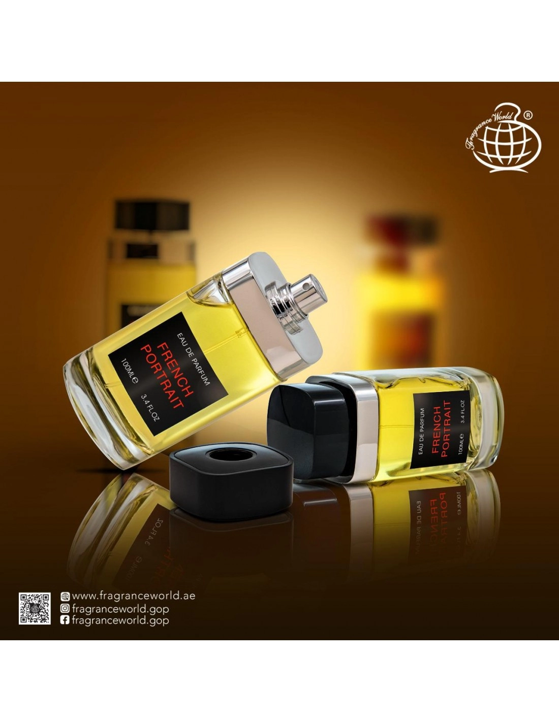 Parfum French Portrait, Fragrance World, apa de parfum 100 ml, femei - inspirat din Portrait of Lady by Frederic Malle [4]