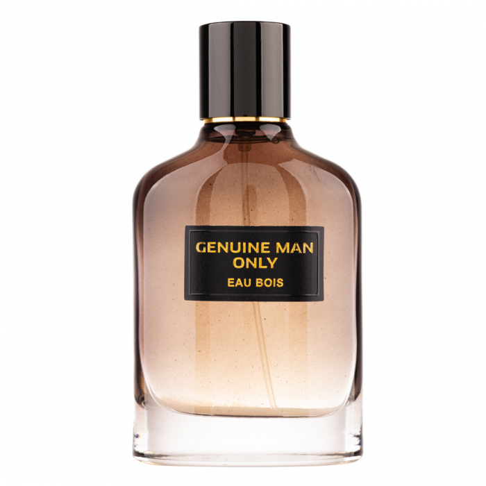 Parfum Genuine Man Only Eau Bois, Fragrance World, apa de parfum 100 ml, barbati - inspirat din Givenchy Gentleman Eau de Parfum Boisee