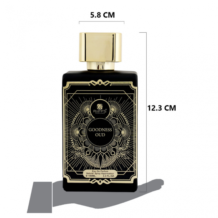 Parfum Goodness Oud Black, Riiffs, apa de parfum 100ml, unisex [6]