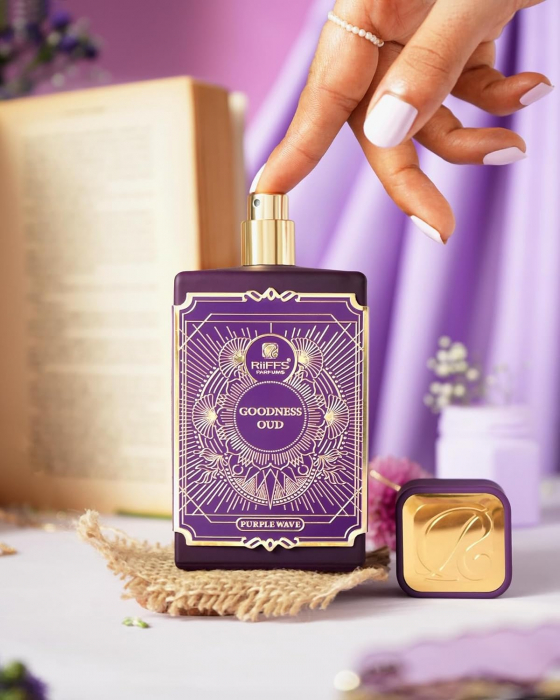 Parfum Goodness Oud Purple Wave, Riiffs, apa de parfum 100 ml, femei - inspirat din Initio Side Effect [4]