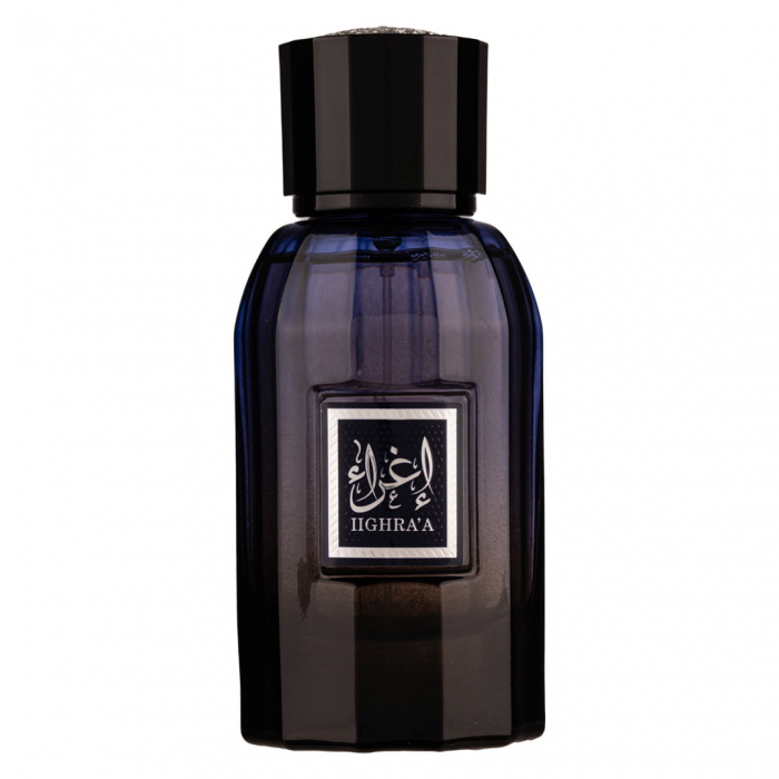 Parfum Iighra, a, Fragrance World, apa de parfum 80 ml, barbati - inspirat din La Nuit de L, Homme Bleu Electrique by Yves Saint Laurent