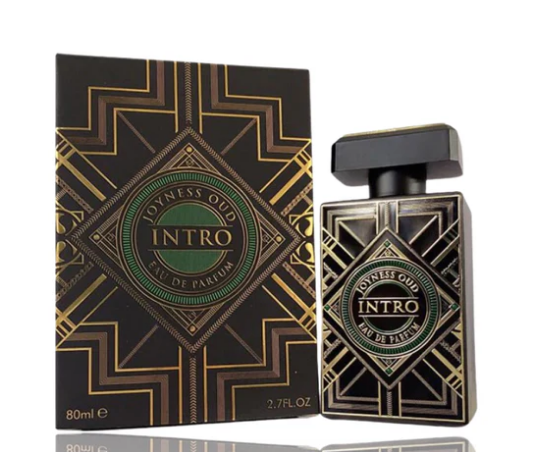 Parfum Intro Joyness Oud, Fragrance World, apa de parfum 80 ml, unisex - inspirat din Oud for Happiness by Initio [2]