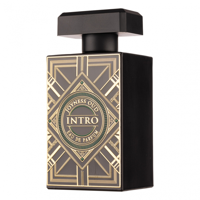 Parfum Intro Joyness Oud, Fragrance World, apa de parfum 80 ml, unisex - inspirat din Oud for Happiness by Initio [4]