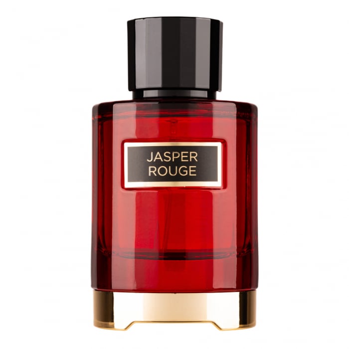 Parfum Jasper Rouge, Fragrance World, apa de parfum 100 ml, unisex - inspirat din Santal Ruby by Carolina Herrera