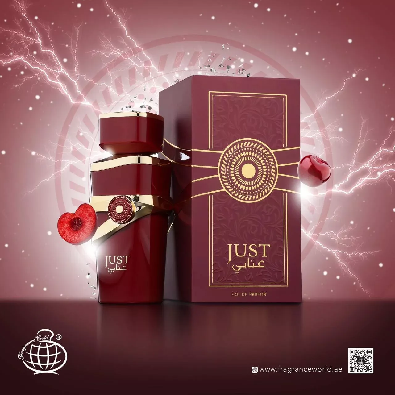 Parfum Just Anabi, Fragrance World, apa de parfum 100 ml, unisex - inspirat din Lost Cherry by Tom Ford [5]