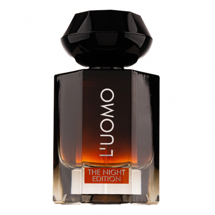 Parfum L Uomo The Night Edition, Fragrance World, apa de parfum 100 ml, barbati - inspirat din La Nuit de l Homme by Yves Saint Laurent