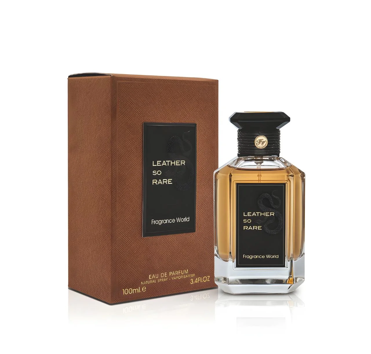 Parfum Leather So Rare, Fragrance World, apa de parfum 100 ml, unisex - inspirat din Cuir Beluga by Guerlain [2]