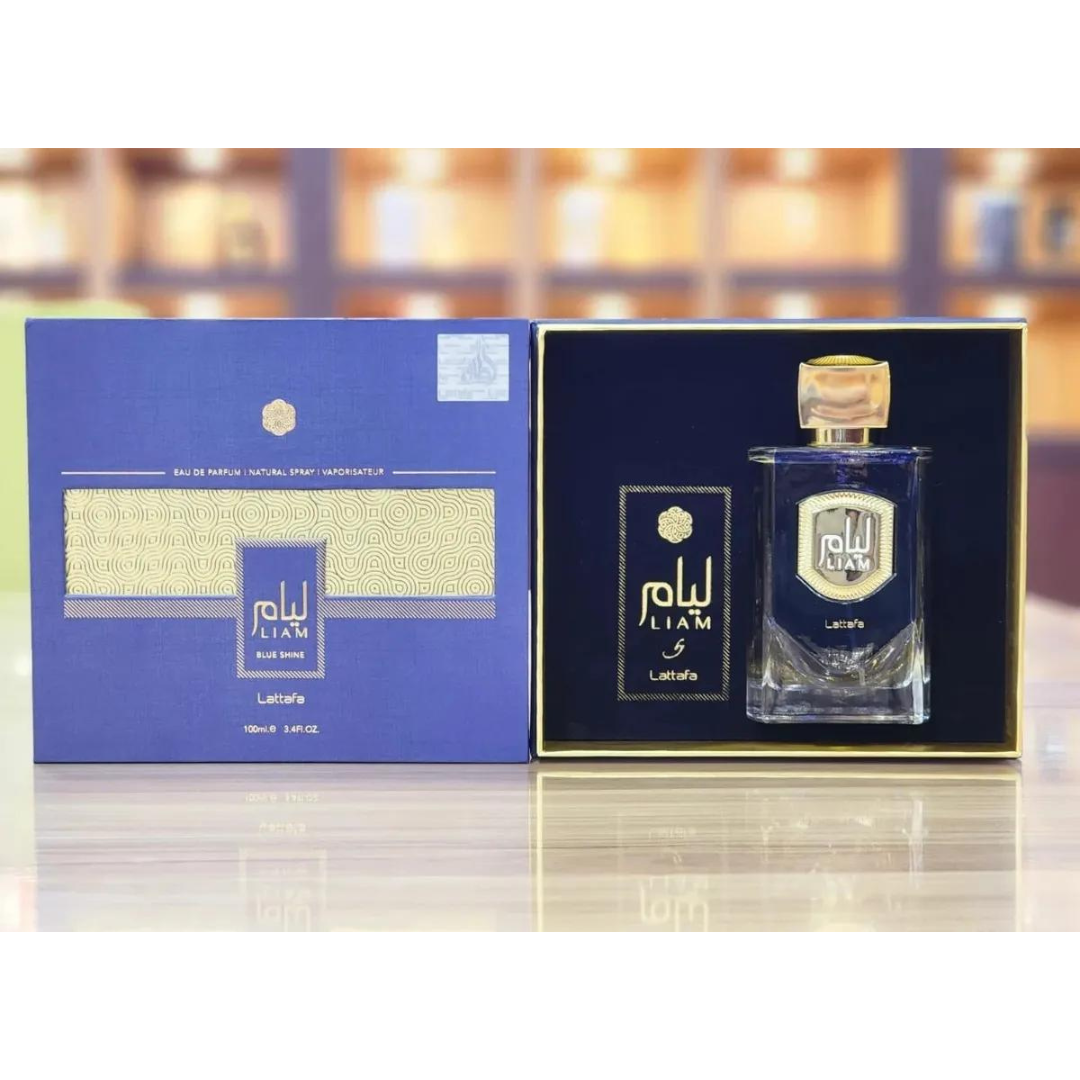 Parfum Liam Blue Shine, Lattafa, apa de parfum 100 ml, barbati [4]
