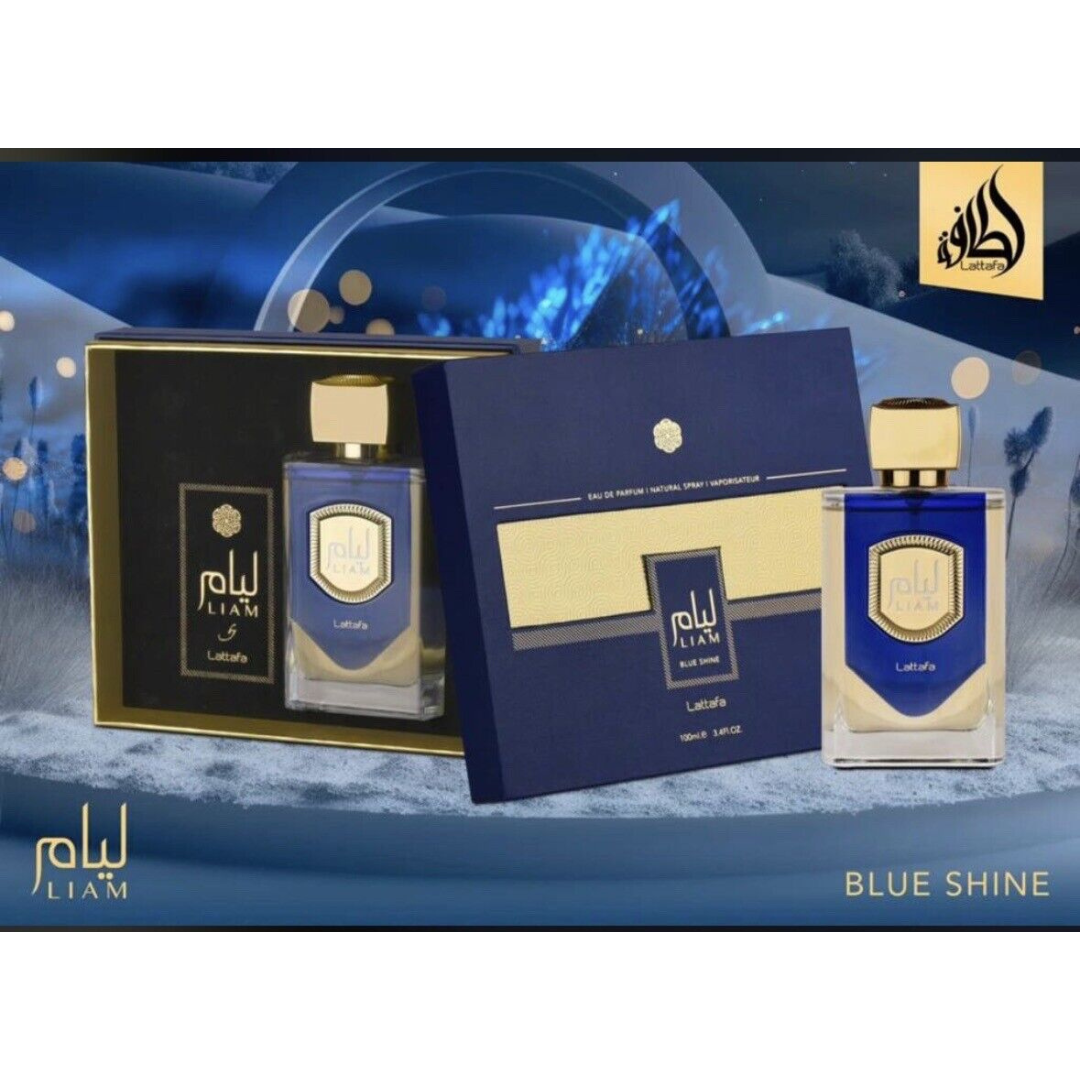 Parfum Liam Blue Shine, Lattafa, apa de parfum 100 ml, barbati [3]