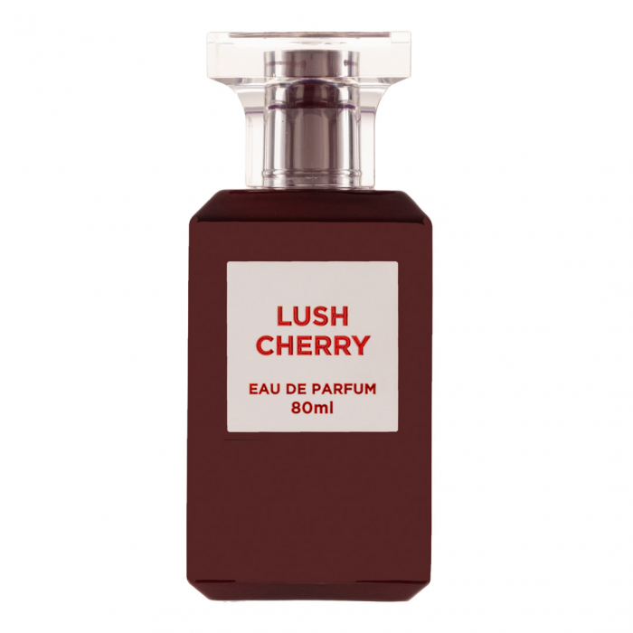 Parfum Lush Cherry, Fragrance World, apa de parfum 80 ml, unisex - inspirat din Lost Cherry by Tom Ford