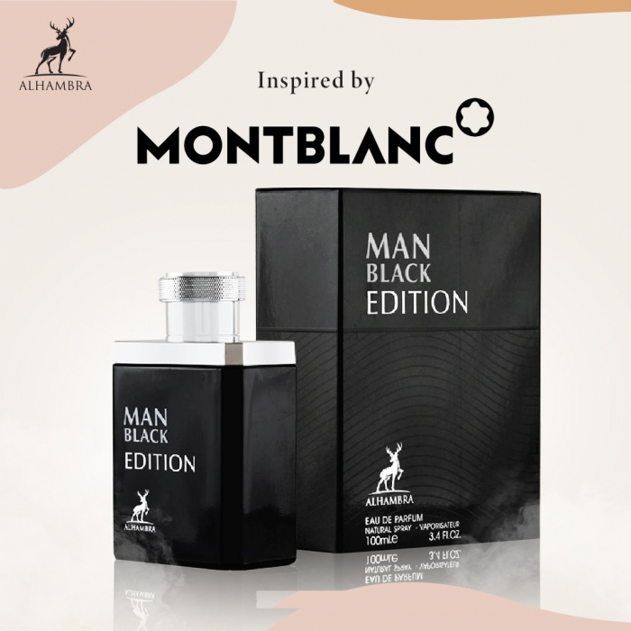 Parfum Man Black Edition, Maison Alhambra, apa de parfum 100 ml, barbati - inspirat din Legend by Mont Blanc [4]