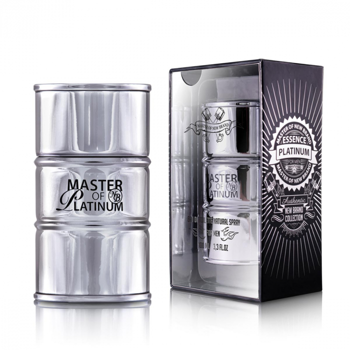 Parfum Master Essence Platinum for Men, apa de toaleta 100ml, barbati [2]