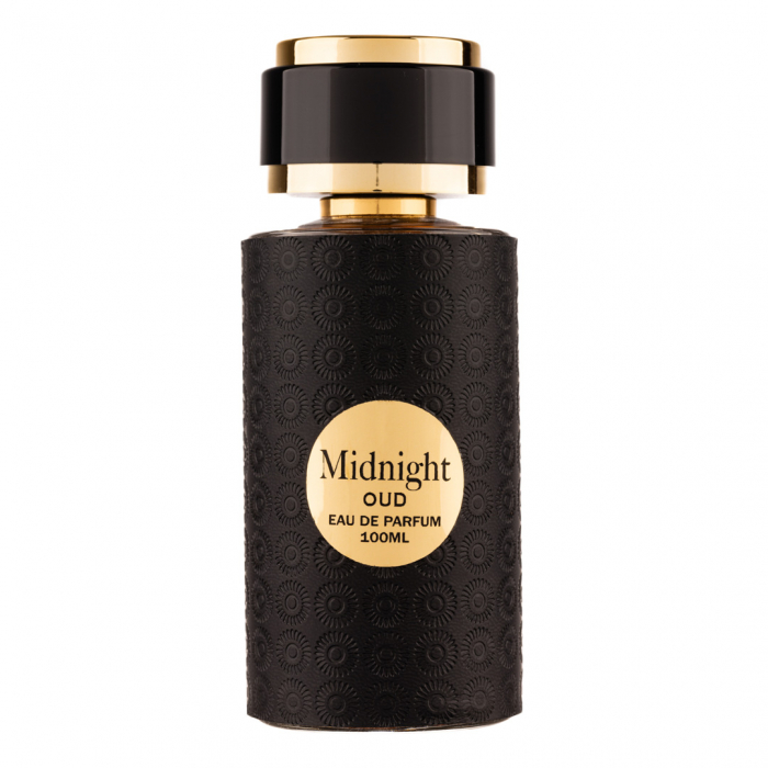 Parfum Midnight Oud, Fragrance World, apa de parfum 100 ml, barbati - inspirat din Midnight Oud by Kelsey Berwin