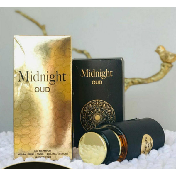Parfum Midnight Oud, Fragrance World, apa de parfum 100 ml, barbati - inspirat din Midnight Oud by Kelsey Berwin [4]