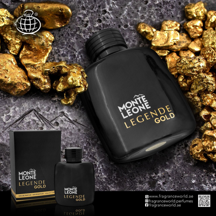 Parfum Monte Leone Legende Gold, Fragrance World, apa de parfum 100 ml, barbati - inspirat din Legend Spirit by Mont Blanc [4]