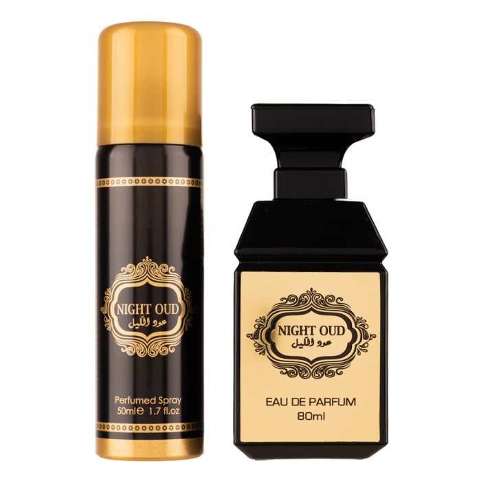 Parfum Night Oud, Fragrance World, apa de parfum 80 ml, unisex [3]