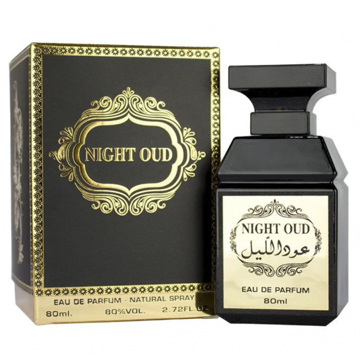 Parfum Night Oud, Fragrance World, apa de parfum 80 ml, unisex [2]