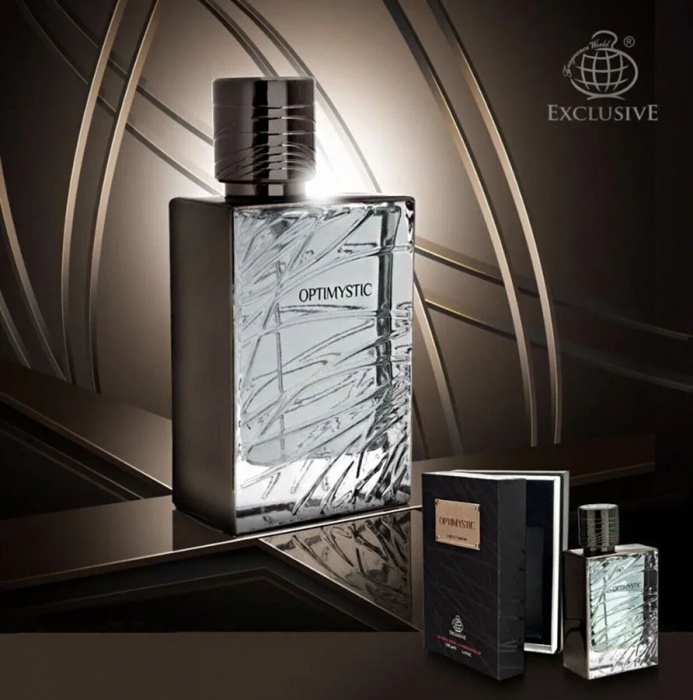 Parfum Optimystic Black, Fragrance World, apa de parfum 100 ml, barbati - inspirat din The One by D&G [5]