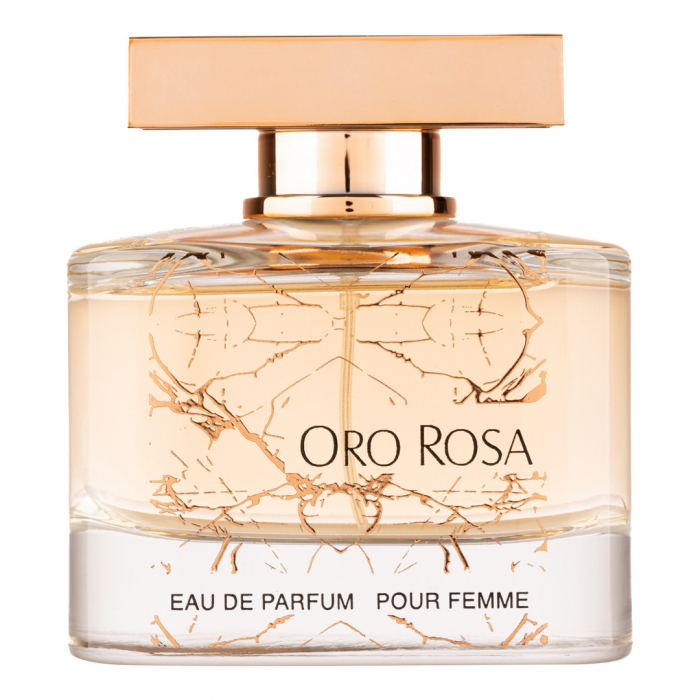 Parfum Oro Rosa Pour Femme, Fragrance World, apa de parfum 100 ml, femei