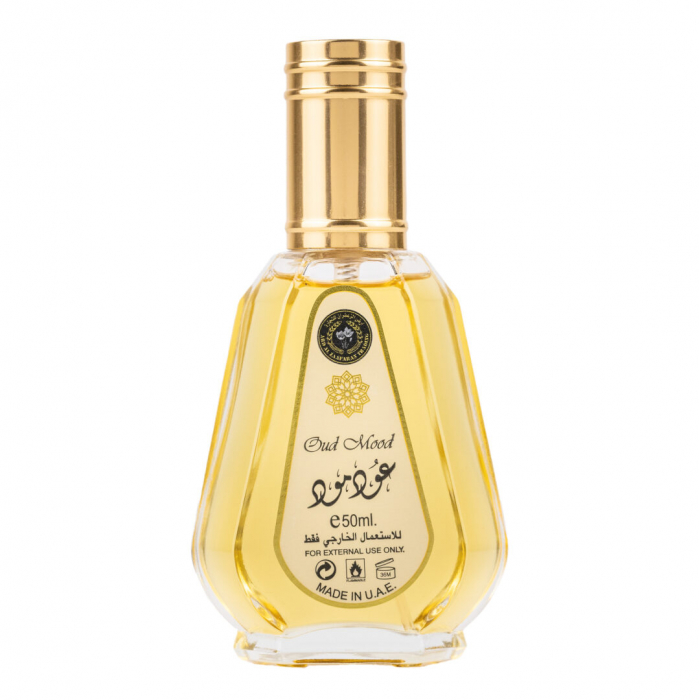 Parfum Oud Mood Gold, apa de parfum 50 ml, unisex Apă imagine pret reduceri