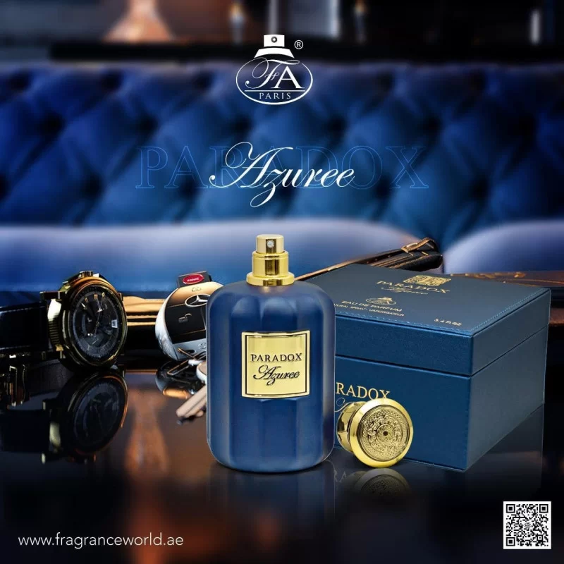 Parfum Paradox Azuree, Fragrance World, apa de parfum 100 ml, barbati - inspirat din Taif al Emarat by T-10 [4]