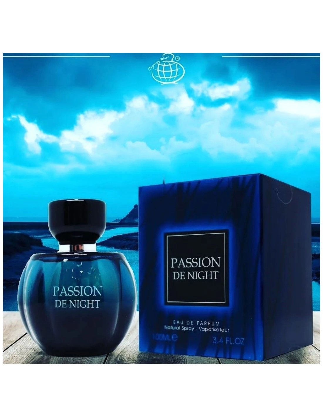 Parfum Passion De Night, Fragrance World, apa de parfum 100 ml, femei - inspirat din Midnight Poison by Dior [5]