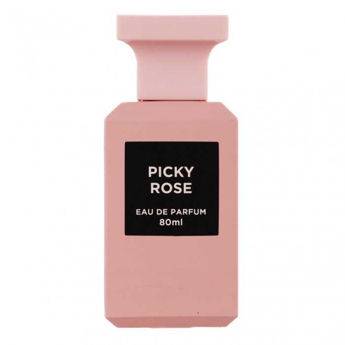 Parfum Picky Rose, Fragrance World, apa de parfum 80 ml, unisex - inspirat din Rose Pink by Tom Ford