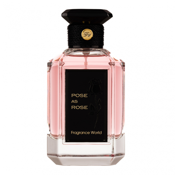 Parfum Pose As Rose, Fragrance World, apa de parfum 100 ml, femei - inspirat din Rose Cherie by Guerlain