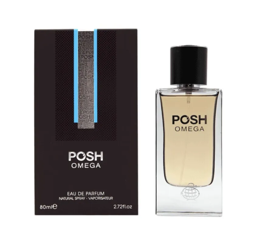 Parfum Posh Omega, Fragrance World, apa de parfum 80 ml, barbati - inspirat din Le Male Essence de Parfum by Jean Paul Gaultier [2]