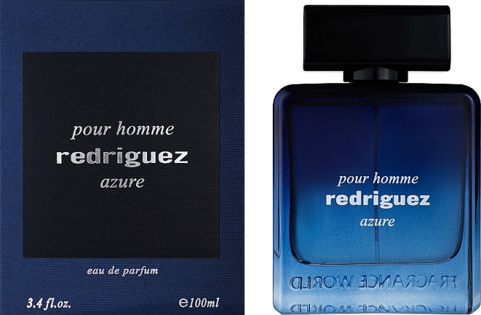 Parfum Redriguez Azure, Fragrance World, apa de parfum 100 ml, barbati - inspirat din Bleu Noir Eau de Parfum by Narciso Rodriguez [2]