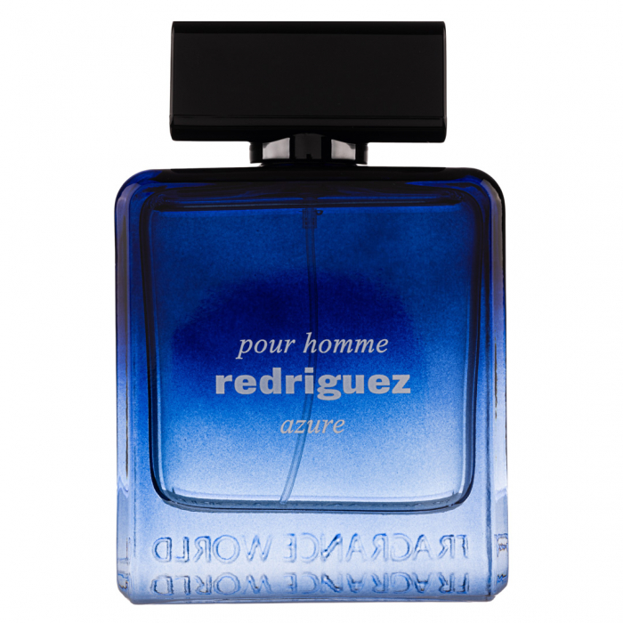 Parfum Redriguez Azure, Fragrance World, apa de parfum 100 ml, barbati - inspirat din Bleu Noir Eau de Parfum by Narciso Rodriguez