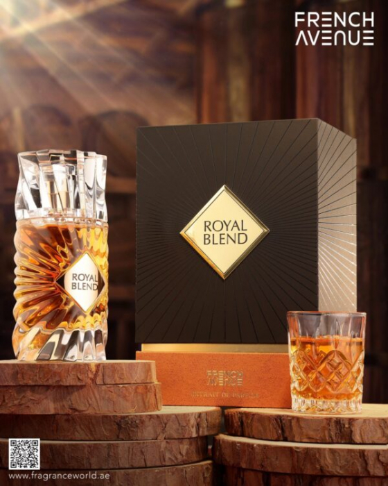 Parfum Royal Blend Extrait De Parfum, Fragrance World, apa de parfum 100 ml, unisex - inspirat din Angel’s Share by Kilian [4]