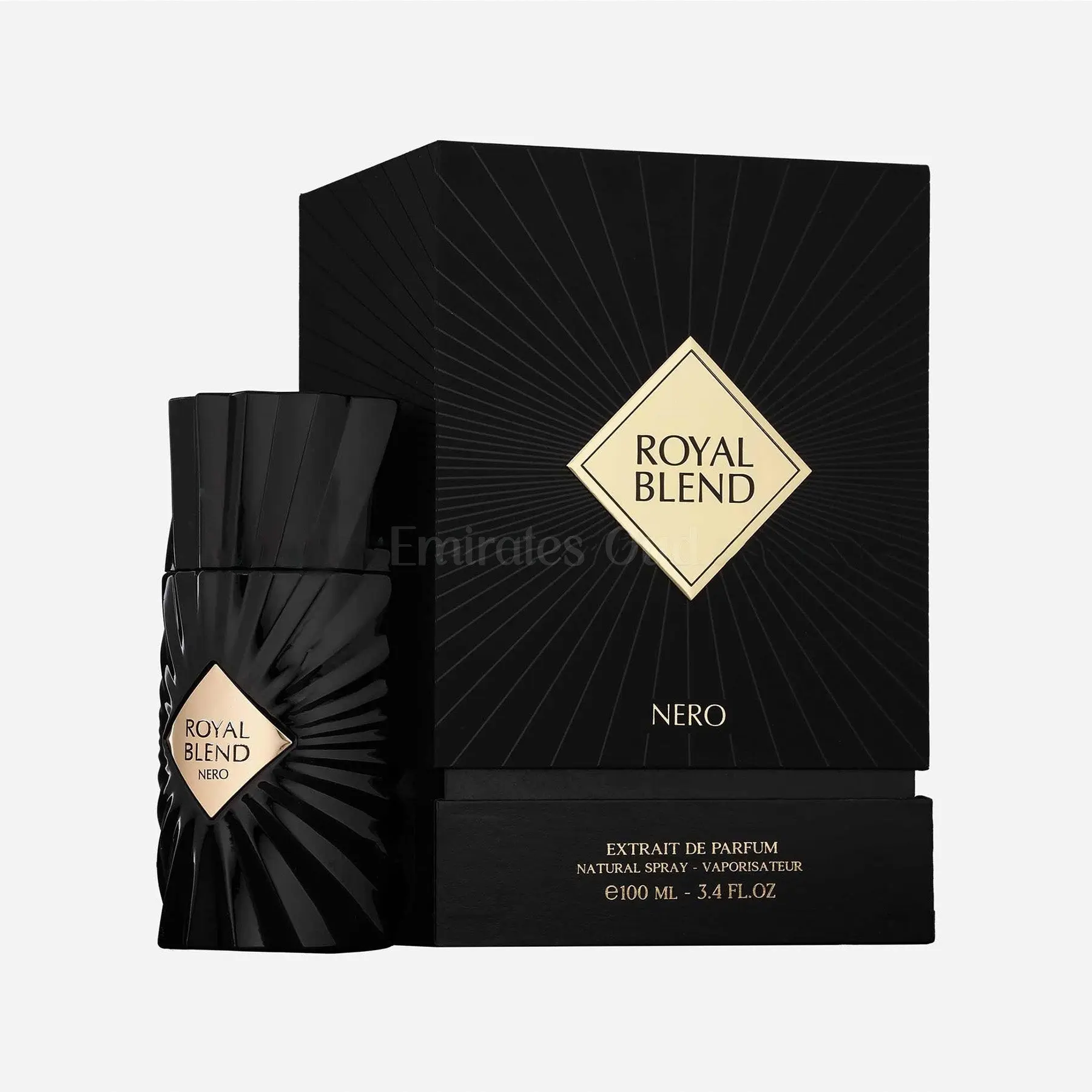 Parfum Royal Blend Nero, Fragrance World, apa de parfum 100 ml, unisex - inspirat din Sava by Gissah [4]