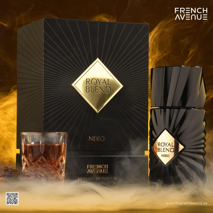 Parfum Royal Blend Nero, Fragrance World, apa de parfum 100 ml, unisex - inspirat din Sava by Gissah [2]