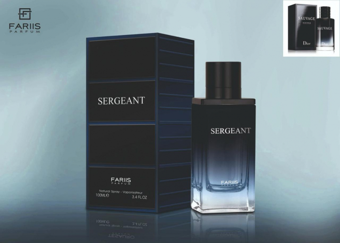 Parfum Sergeant, Fariis, apa de parfum 100 ml, barbati - inspirat din Sauvage by Dior [4]