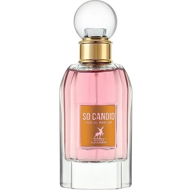 Parfum So Candid, Maison Alhambra, apa de parfum 85 ml, femei - inspirat din So Scandal by JP Gaultier