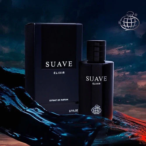 Parfum Suave Elixir, Fragrance World, apa de parfum 80 ml, barbati - inspirat din Sauvage Elixir by Dior [5]