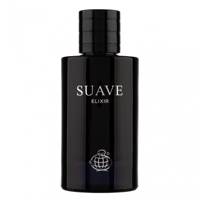 Parfum Suave Elixir, Fragrance World, apa de parfum 80 ml, barbati - inspirat din Sauvage Elixir by Dior