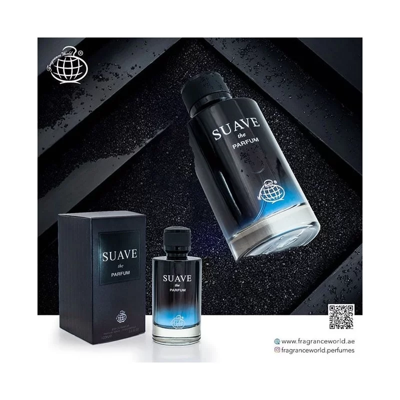 Parfum Suave The Parfum, Fragrance World, apa de parfum 100 ml, barbati - inspirat din Sauvage EDP by Dior [4]