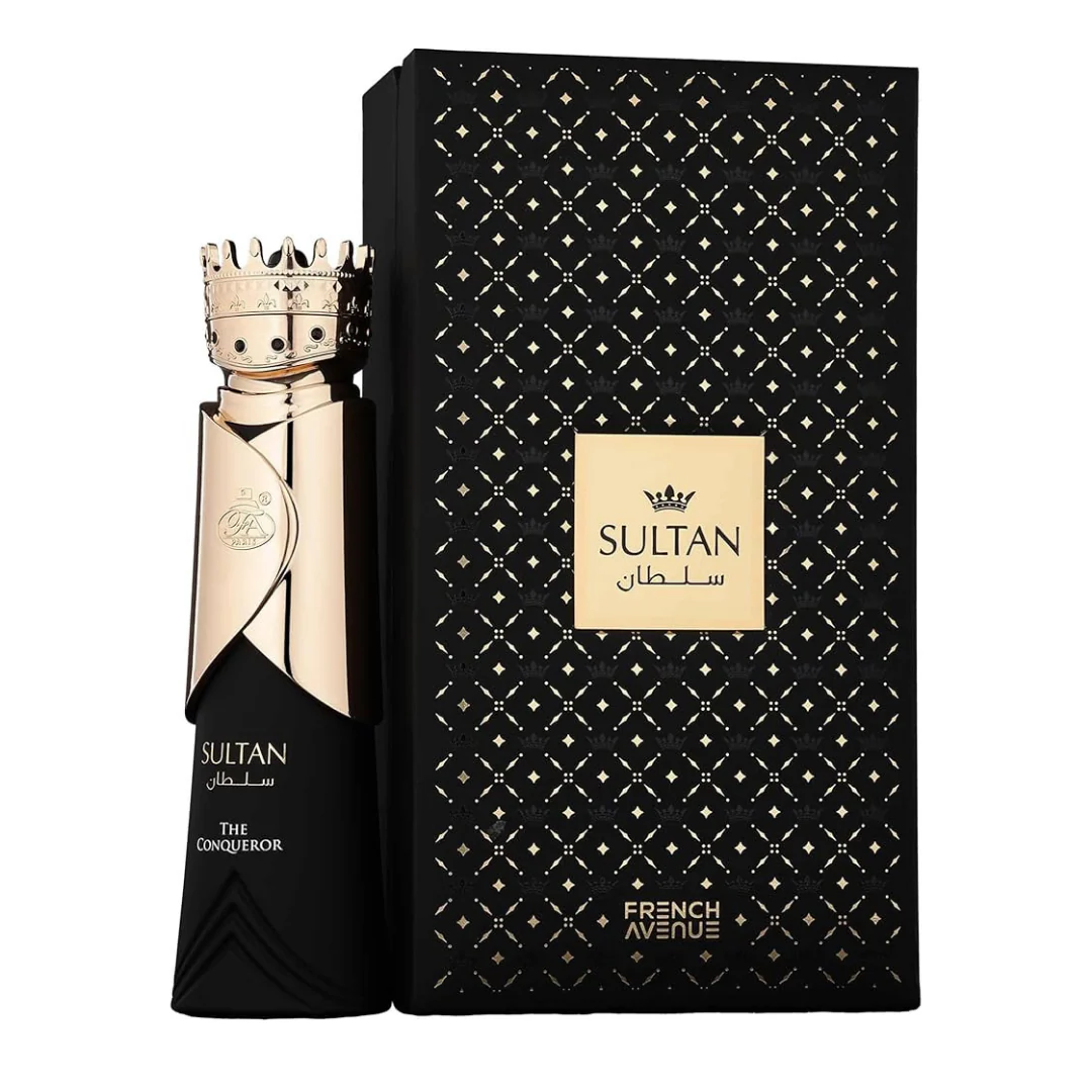 Parfum Sultan The Conqueror, Fragrance World, apa de parfum 80 ml, unisex - inspirat din Black Incense Malaki by Chopard [2]