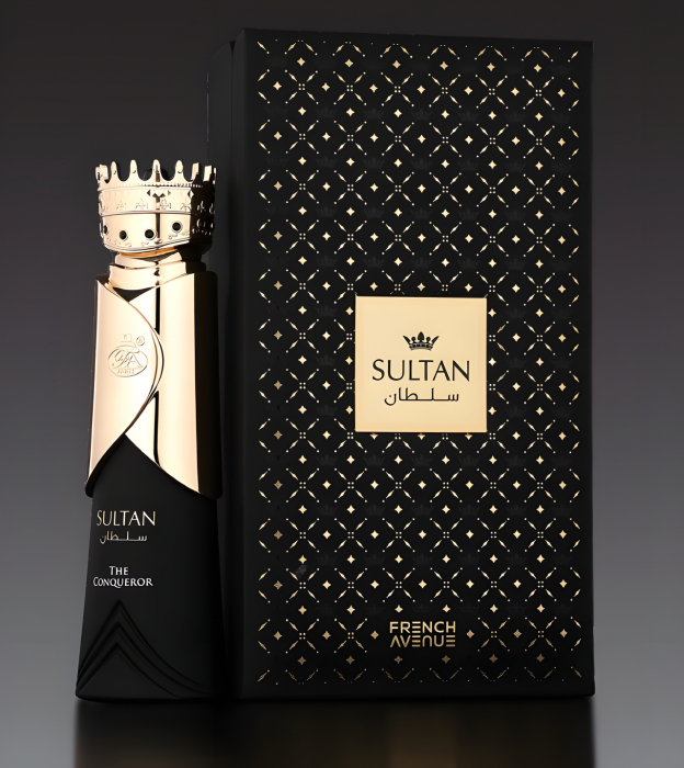 Parfum Sultan The Conqueror, Fragrance World, apa de parfum 80 ml, unisex - inspirat din Black Incense Malaki by Chopard [3]
