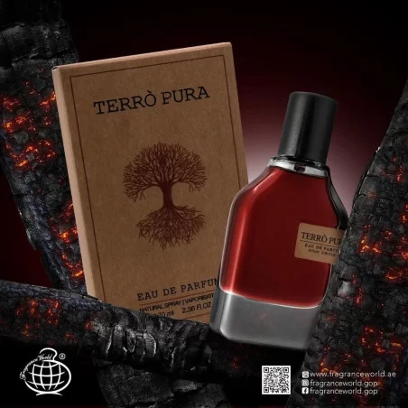 Parfum Terro Pura, Fragrance World, apa de parfum 70 ml, unisex - inspirat din Terroni by Orto Parisi [4]
