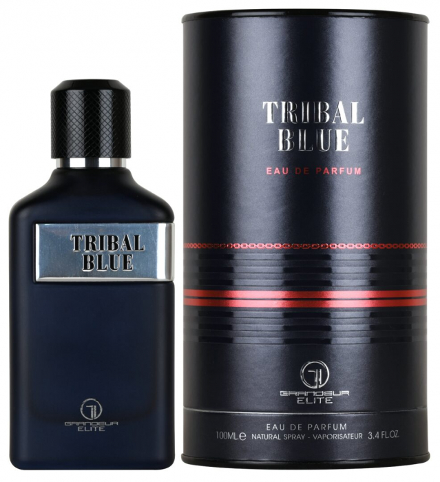Parfum Tribal Blue, Grandeur Elite, apa de parfum 100 ml, barbati