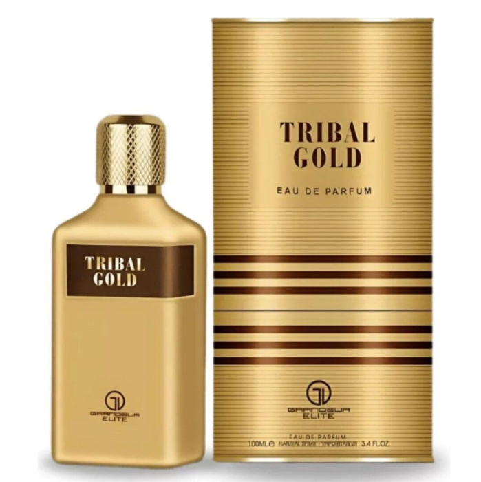 Parfum Tribal Gold, Grandeur Elite, apa de parfum 100 ml, barbati [2]