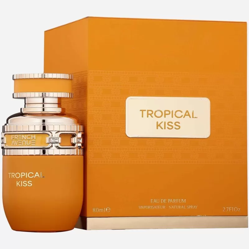 Parfum Tropical Kiss, French Avenue by Fragrance World, apa de parfum 80 ml, femei - inspirat din Soleil de Jeddah by Mango Kiss Stéphane Humbert Lucas [2]