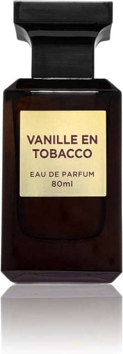 Parfum Vanille En Tobacoco, Fragrance World, apa de parfum 80 ml, unisex - inspirat din Tobacco Vanille by Tom Ford