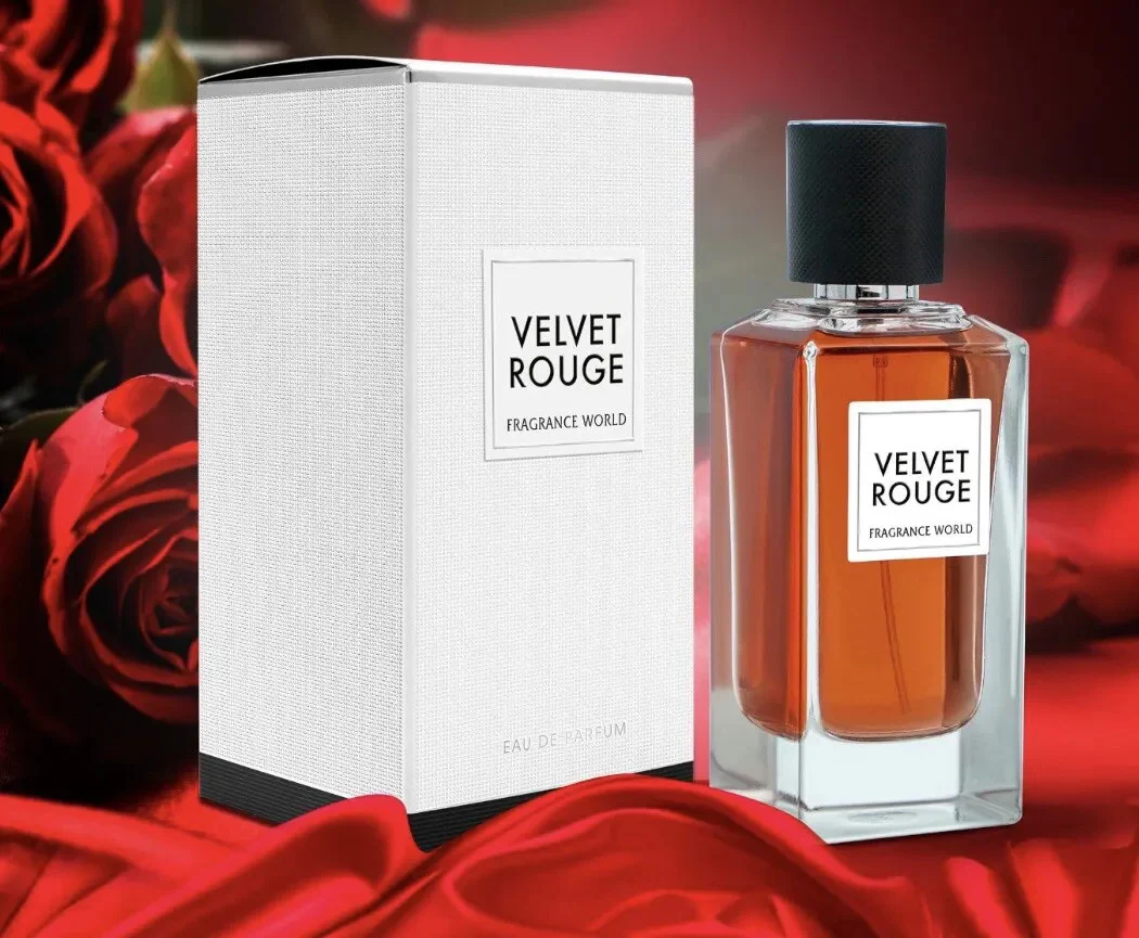 Parfum Velvet Rouge, Fragrance World, apa de parfum 100 ml, femei - inspirat din Rouge Velours by Yves Saint Laurent [5]