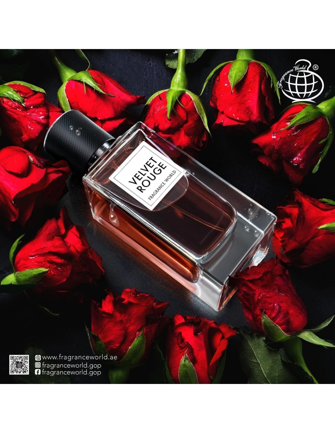 Parfum Velvet Rouge, Fragrance World, apa de parfum 100 ml, femei - inspirat din Rouge Velours by Yves Saint Laurent [4]