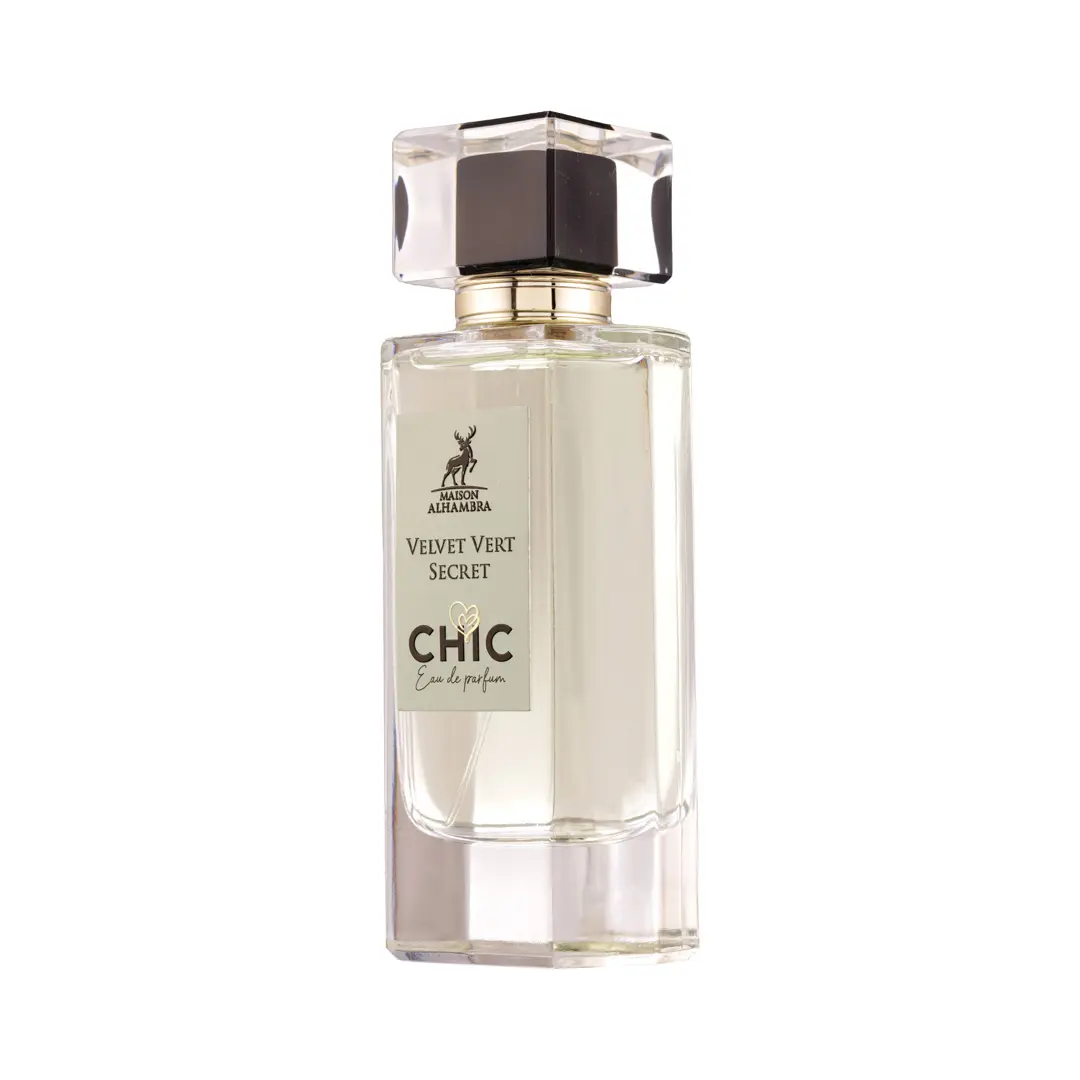 Parfum Velvet Vert Secret Chic, Maison Alhambra, apa de parfum 100 ml, femei - Inspirat din First Love by Victoria's Secret [2]